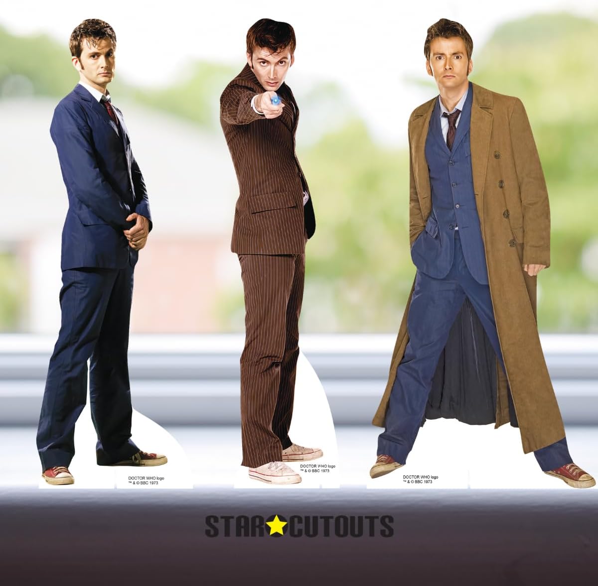 Star Cutouts SC4643 Tenth Doctor Who David Tennant Shelf Top Pack Cardboard Cut Out Height 31cm - Ideal for Fans & Gifts