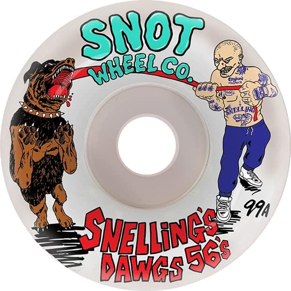 Boardparadise Snot SNELLING Dogs 56MM 99A WHT Wheels Set