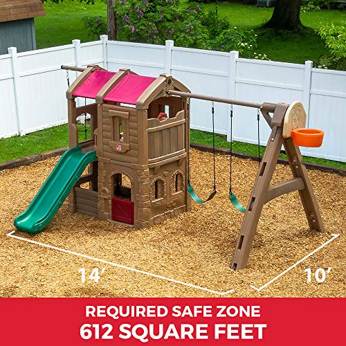 Step2 Naturally Playful Adventure Lodge Swing Set and Play Center
