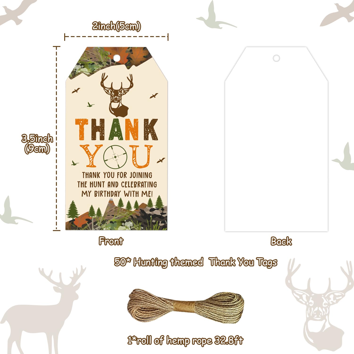 Amazon.com : 50Pcs Deer Hunting Theme Thank You Tags Deer Woodland Gift Tags Thank You for Joining The Hunt and Celebration My Birthday with Me Hanging Tags Labels for Boys Gone Hunting amazon-com-50pcs-deer-hunting-theme-thank-you-tags-deer-woodland-gift-tags-thank-you-for-joining-the-hunt-and-celebration-my-birthday-with-me-hanging-tags-labels-for-boys-gone-hunting