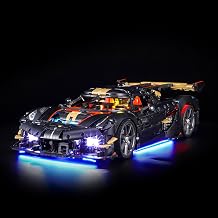 LIGHTAILING Lumière pour Lego 42232 Koenigsegg Sadair's Spear Megacar – Installation facile, câblage caché, décoration d'intérieur et prêt à offrir (modèle non inclus)