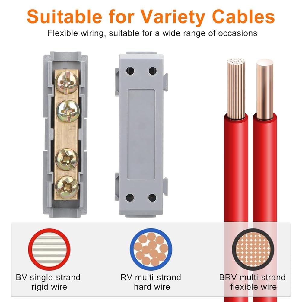 Kit Connettori Rapid 6 AWG 80A - Con Viti E Tubi Termorestringenti - Foto 9