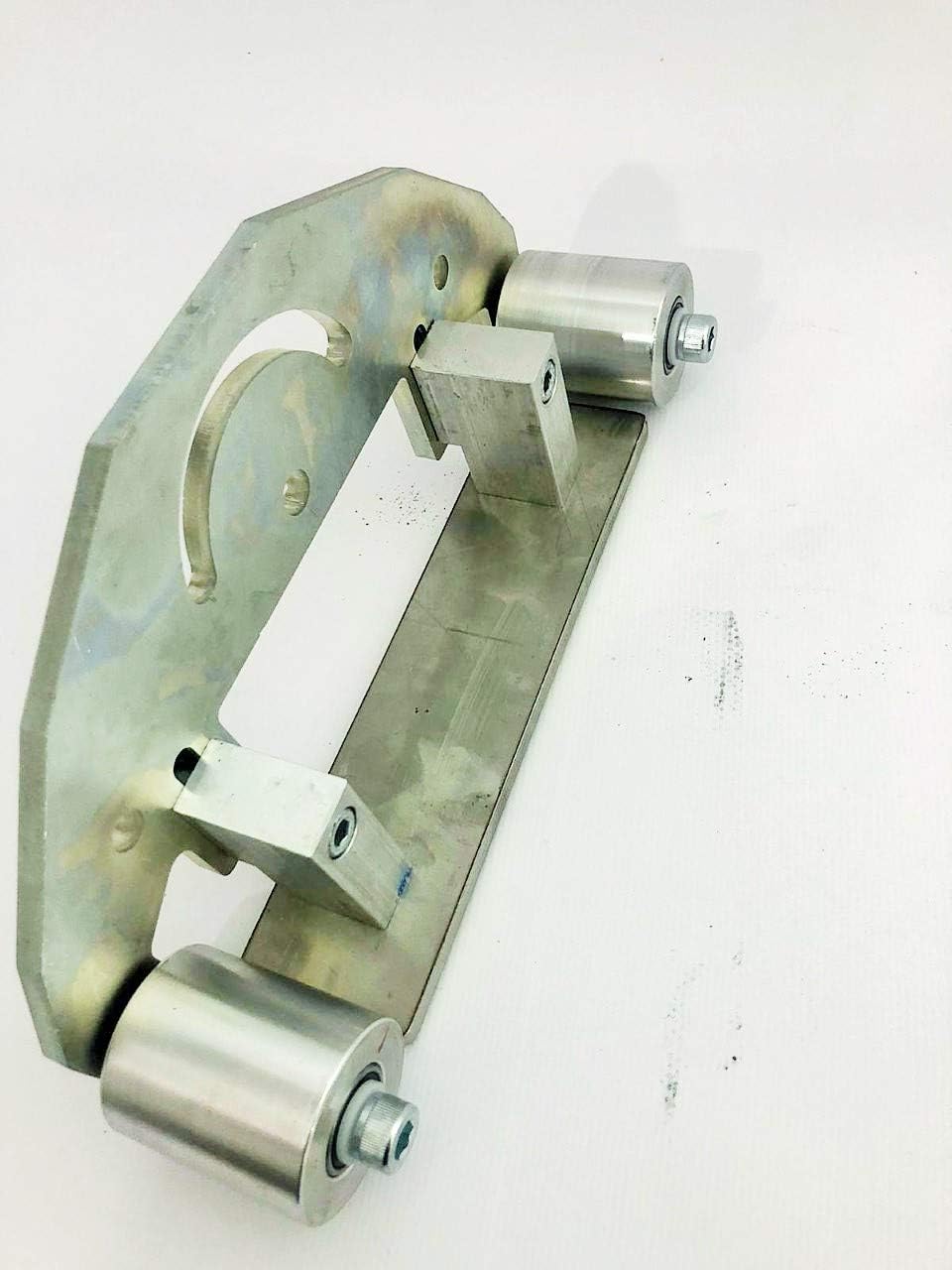 Belt Grinder D-backing plate for 2x72" knife making grinder with wheelss
