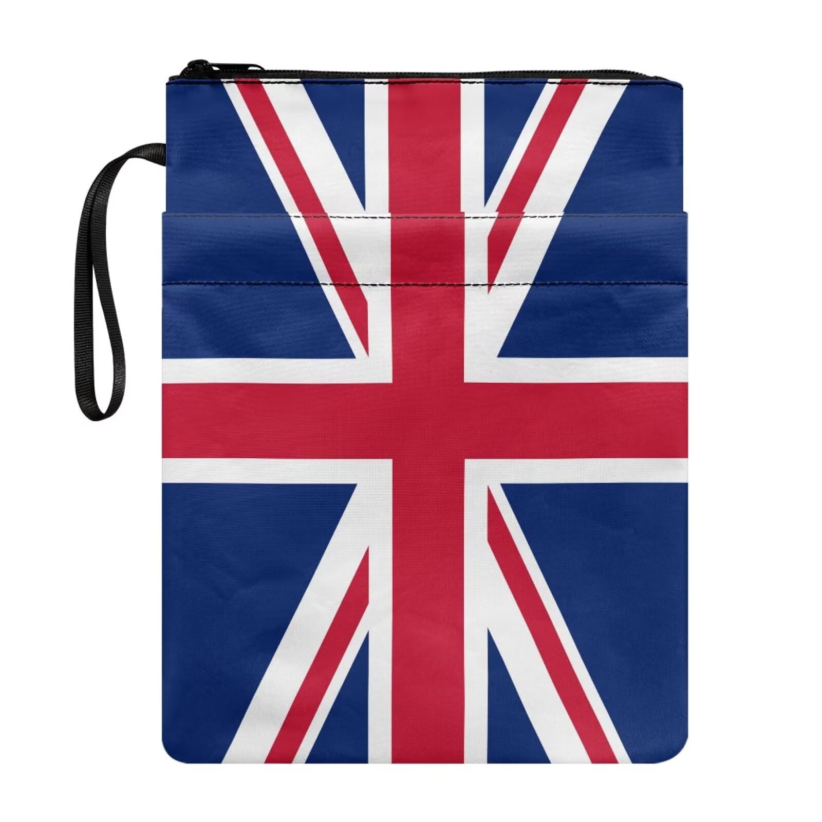 The Union Flag Book Sleeve Cover Gifts for Women Girls Large Capacity Book Protector Cover Case for Paperback โ image 1
