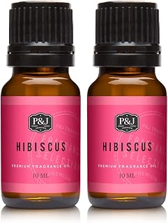 P&J Trading Fragrance | Hibiscus Oil 10ml 2pk - Candle Scents for Candle Making, Freshie, Soap Making Supplies, Diffuser Oil Scents