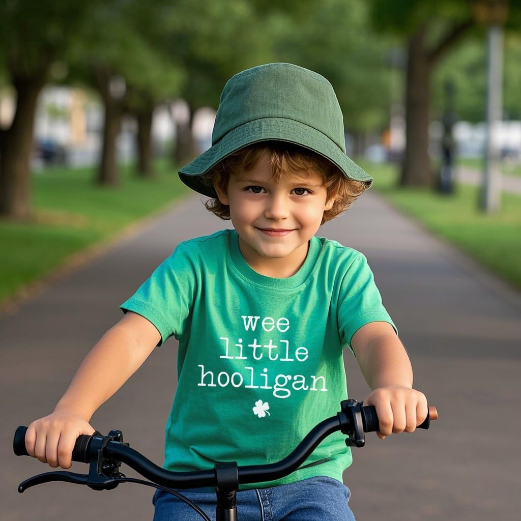 Kids St.Patrick's Day Shirt for Boys Girls Clover T-Shirts Short Sleeve Irish Tees Lucky Shamrock Tops 2-7T - Image 3