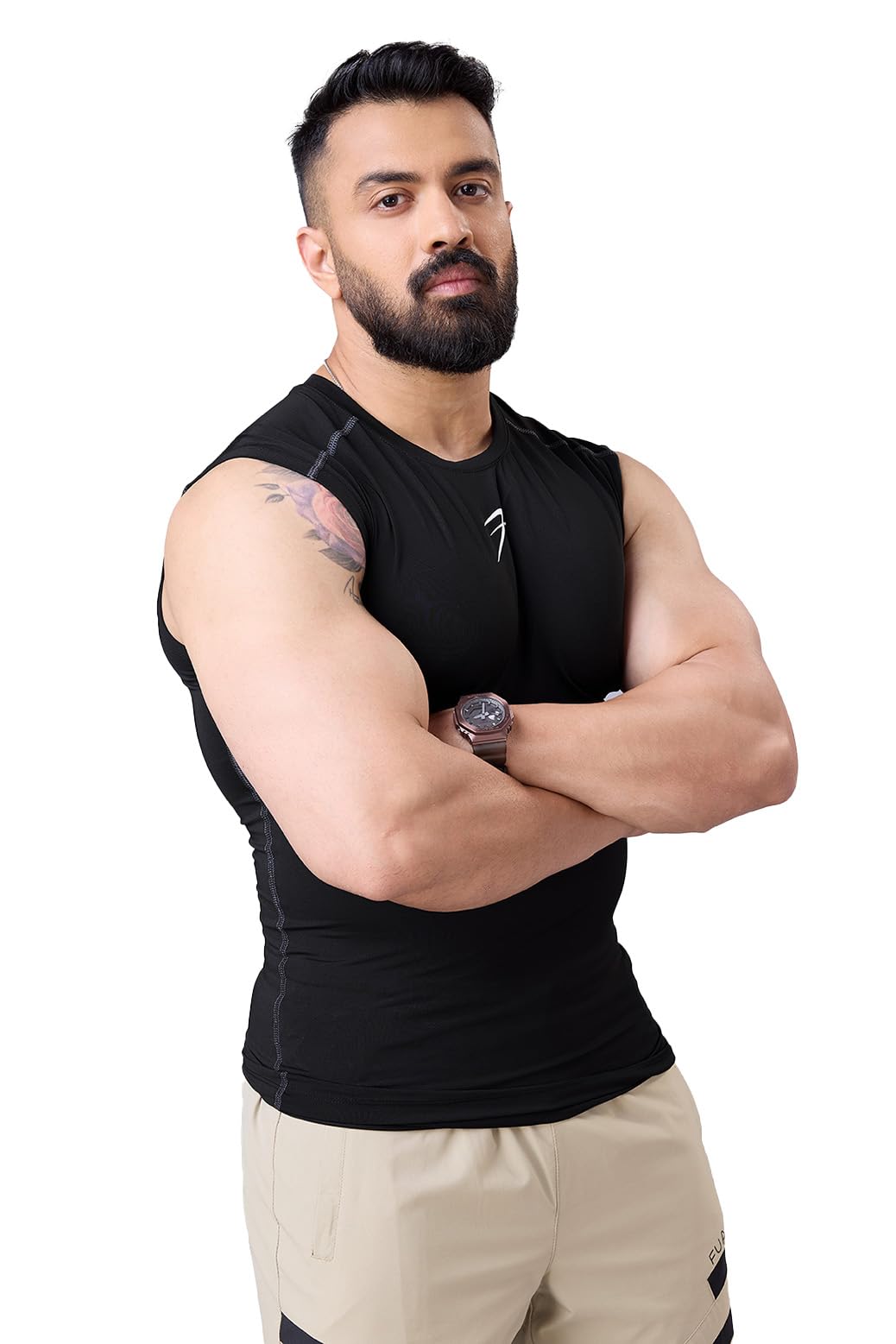 Men's Sleeveless Compression Gym Tank Tops Sport Vest