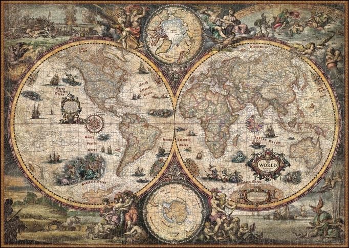 Amazon.com: Heye Vintage World Puzzles (2000-Piece), 68 x 98 x 0.3