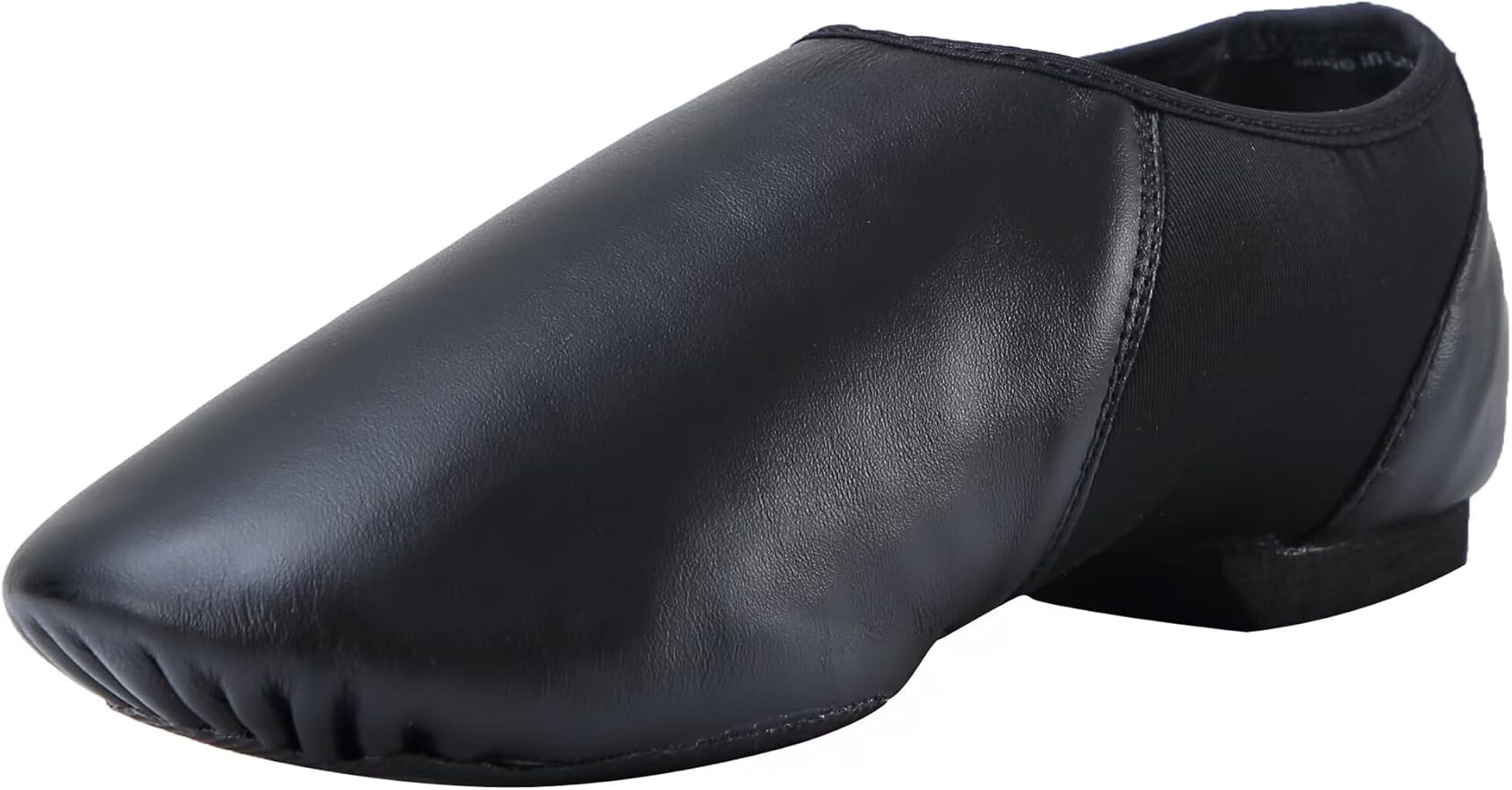 ARCLIBER Unisex PU Leather Slip-On Jazz Shoes for Kids