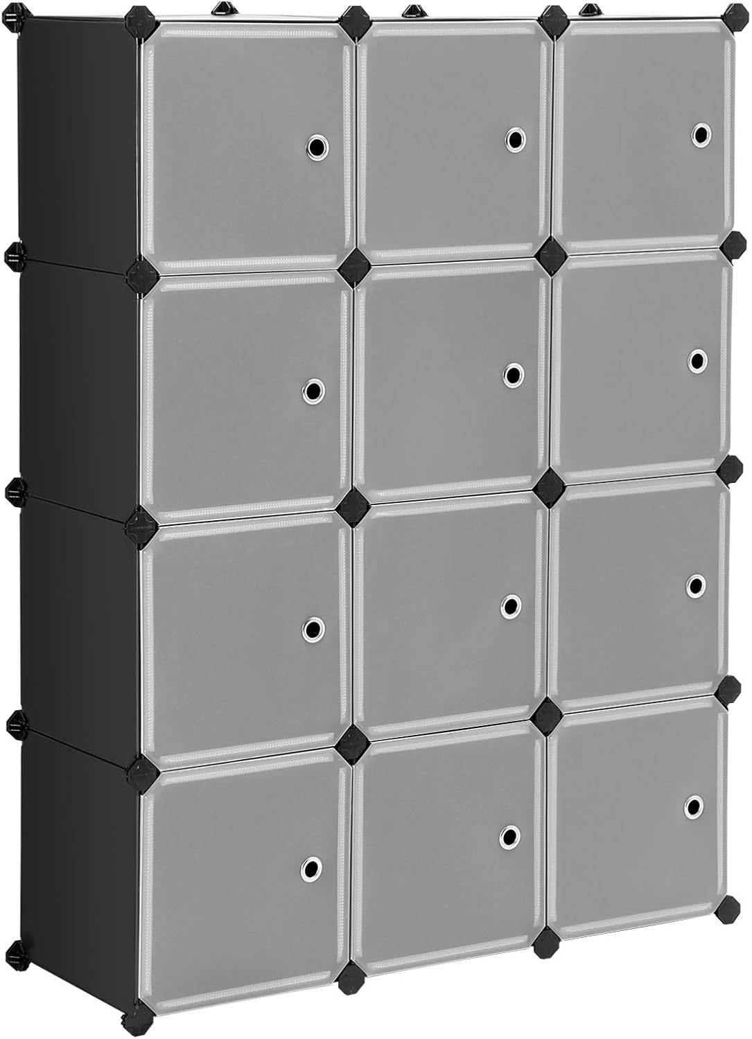 Songgics Cube Organisateur de Rangement, 12 Cubes de Placard, Armoire