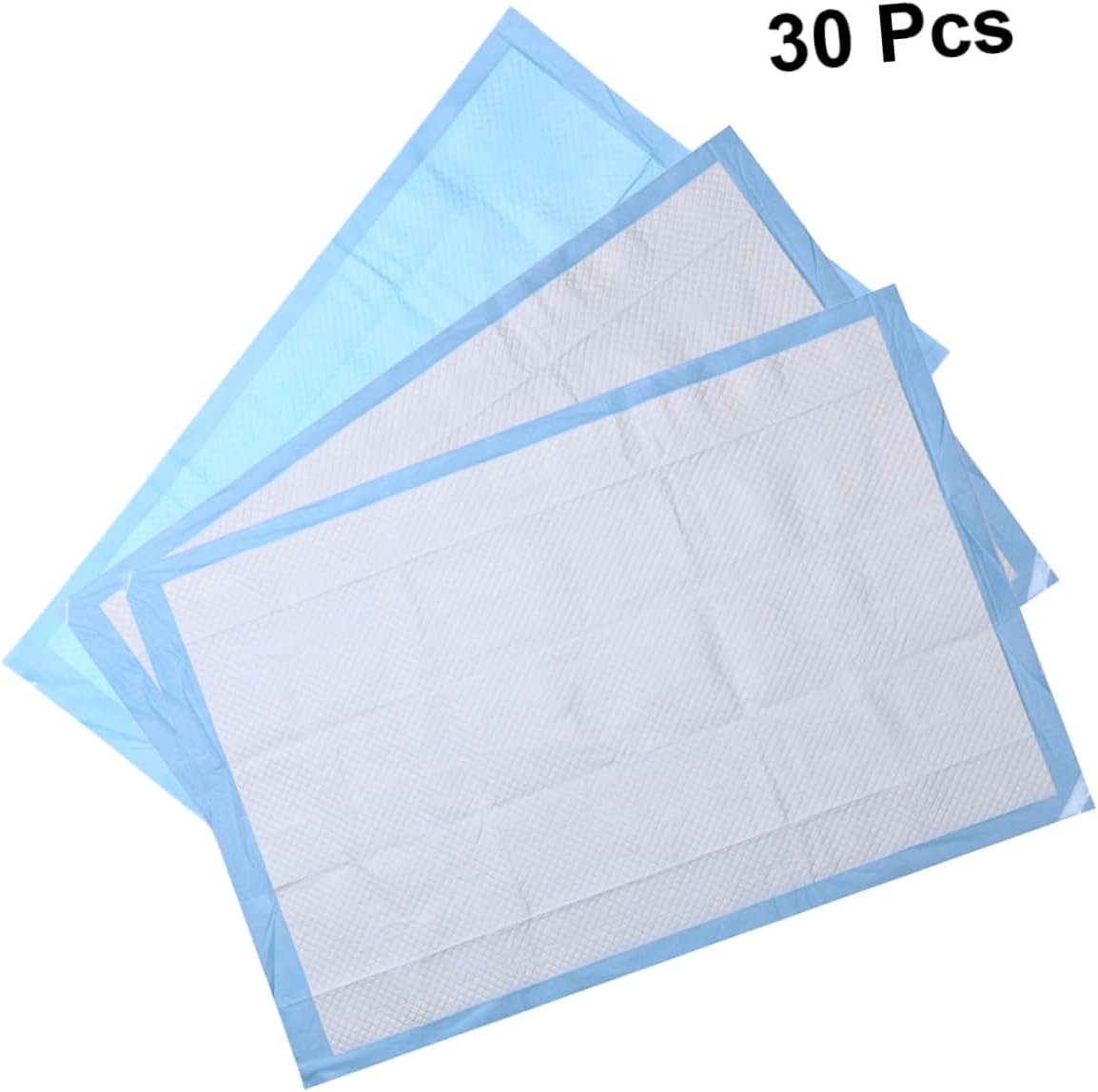 SUPVOX 30pcs Pet Training Wee Pads Absorbent Pee Pads Diapers for Dogs Guinea Pigs Pet Supplies Great for Indoor Dogs