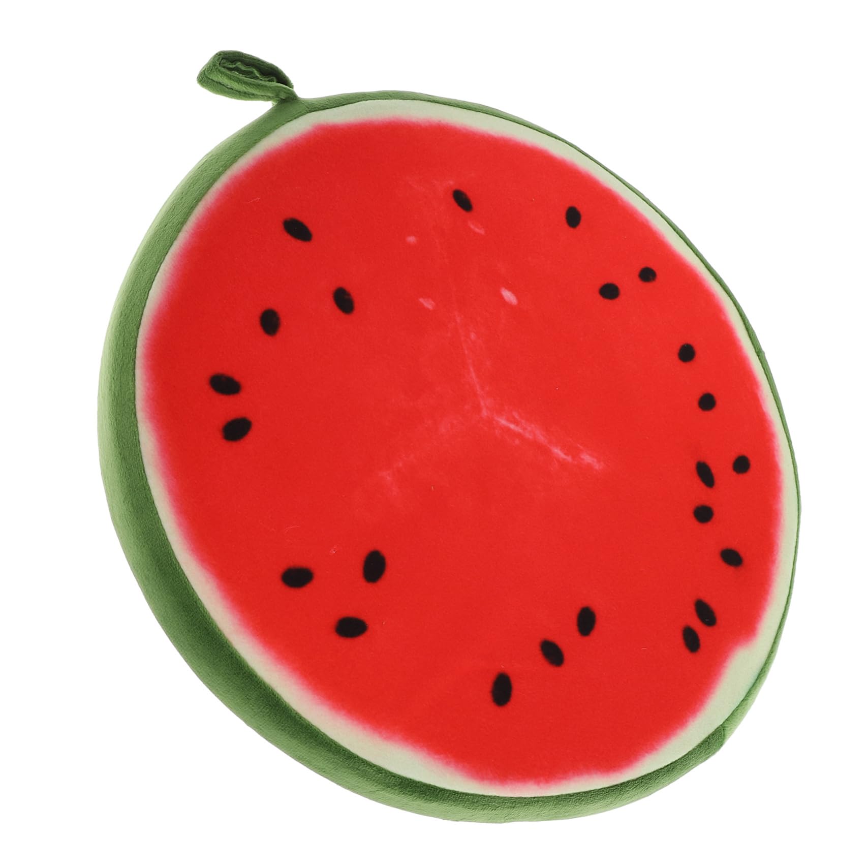 KICHOUSE Watermelon Plush Seat Cushion Pillow for Home Office Sofa Decoration Fruit Design Detachable Machine Washable Cover Comfortable Floor Mat for Relaxation