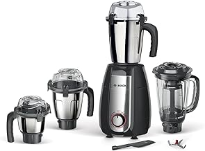 BOSCH TrueMixx Pro 1000 W Mixer Grinder 4 Jar Black MGM8844BIN
