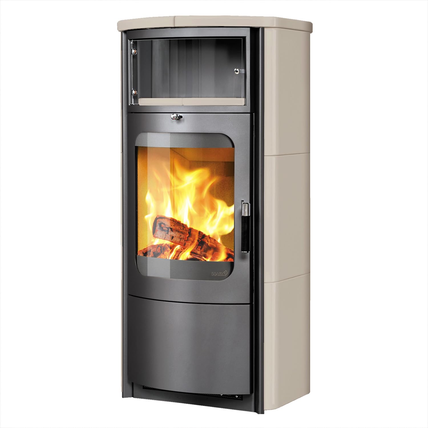 HARK 4040396004851 Kaminofen/Dauerbrandofen Opera-B, creme, 7 KW
