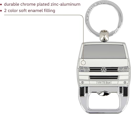 Miniatura 2 de BRISA VW Collection - Llavero Volkswagen con abrebotellas en diseño de autobús T3, T4, T5