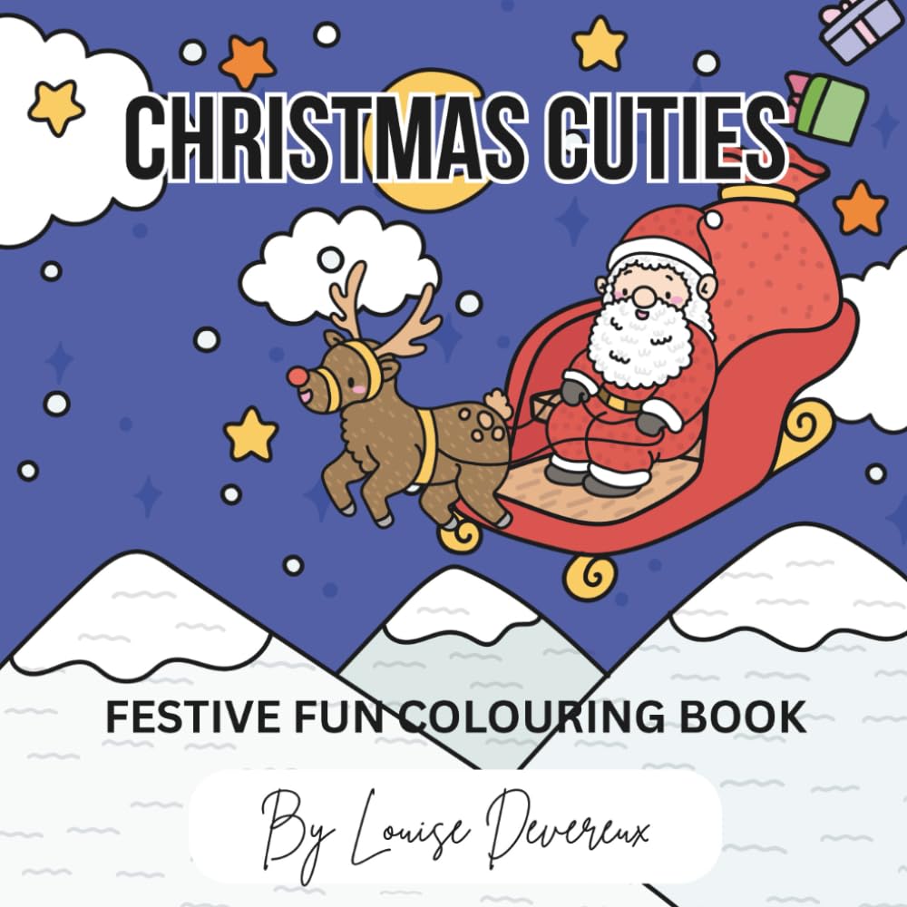 Christmas Cuties: Festive Fun Colouring Book