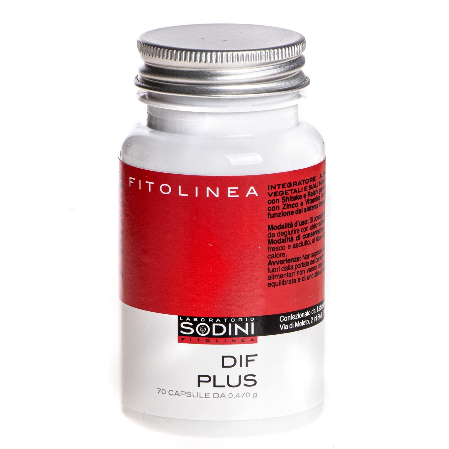 Dif Plus - con Shitake, Reishi, Zinco e Vitamina D - 70 Capsule, 100% Vegan - Integratore Alimentare per la Normale Funzione del Sistema Immunitario