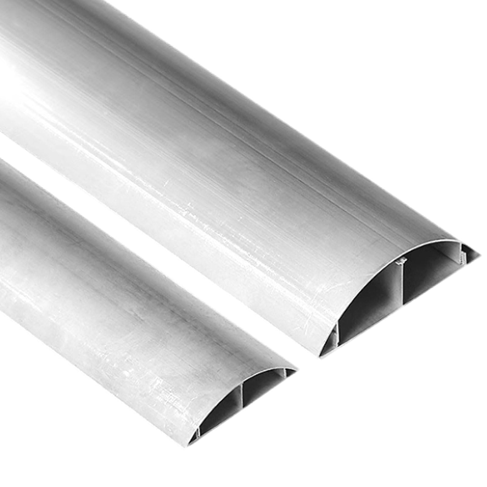 Canali di Copertura per Cavi Metallici Semitondi,Canalina passacavi,Canalizzazione per Cavi,Ponte per Cavi Elettrici Domestici,Autoadesivo,per Officina,Magazzino e Garage