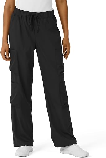 Wink Boundless Womens Classic Wide Leg Cargo Scrub Pant