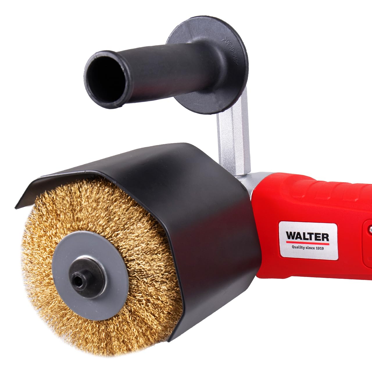 WALTER Bürstenschleifer 1300W – Leistungsstarker Walzenschleifer, Schleifmaschine für Außenrenovierungen, Satiniermaschine & Polierer, variabler Drehzahlbereich (900-3200 U/min), 180 mm Pad + Zubehör