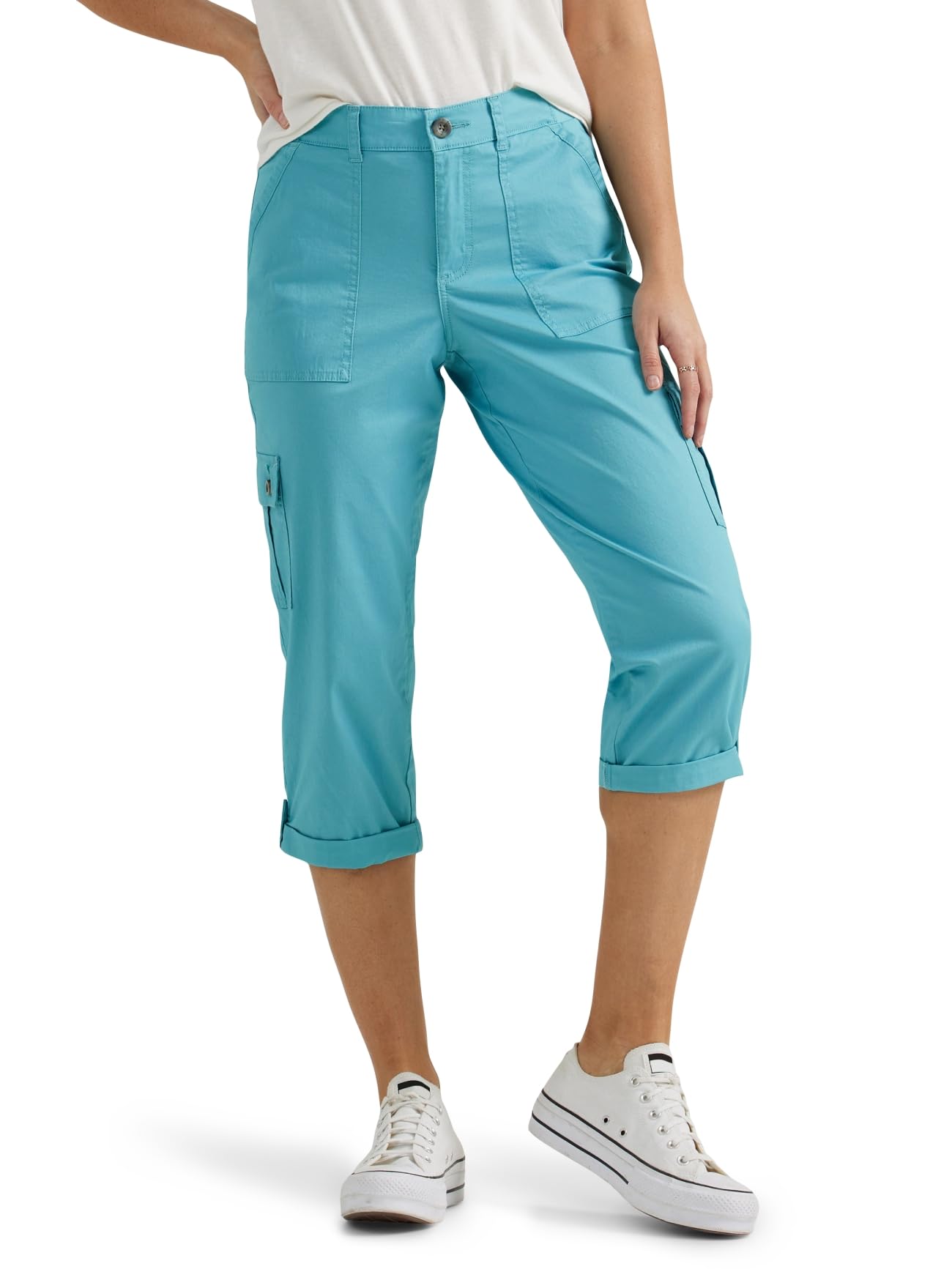 Lee Women's Ultra Lux Comfort with Flex-to-go Cargo Capri Pant