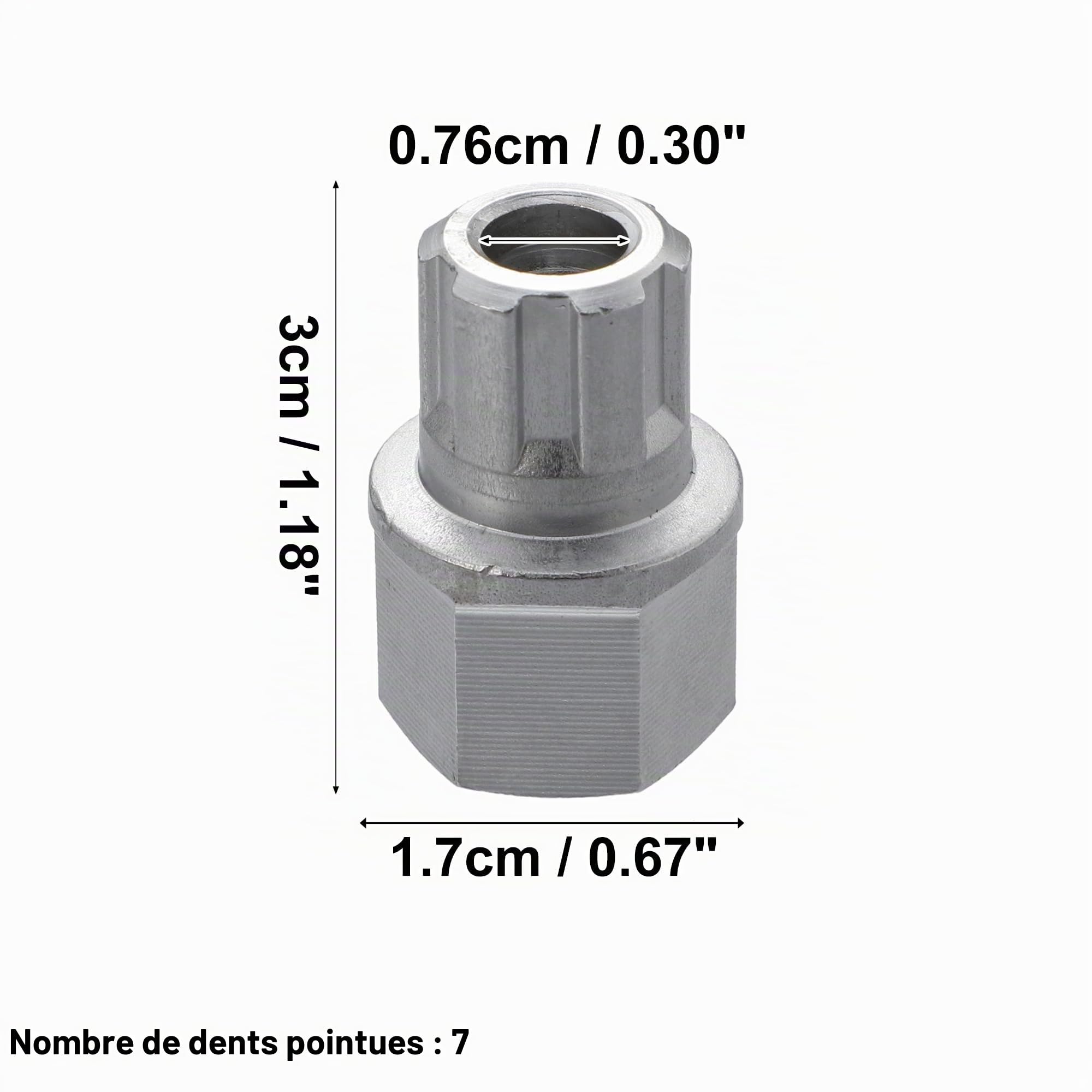 X AUTOHAUX Clé Démontage Verrouillage Écrou Antivol Roue Pour VW Golf | Matériau Résistant À L'Usure, Durable, Antirouille, Neuf, Pour VW Jetta, Pour VW Passat, Pour VW Rabbit, Pour VW GTI, 1pc