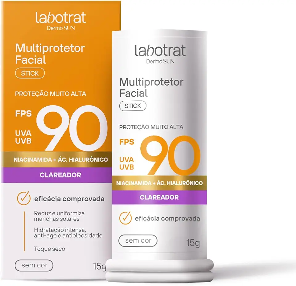 Multiprotetor Stick Incolor FPS 90 Dermo Sun 15g