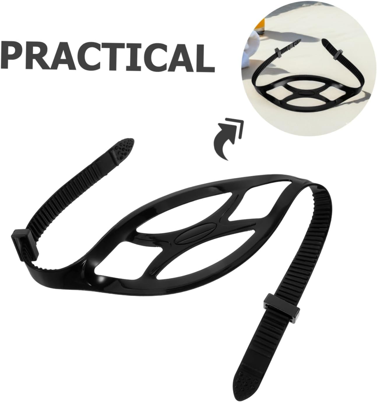 5pcs Silicone Diving Goggles Straps for Scuba Mask with Adjustable Headband, Comfortable Fit and Easy Adjustment, for Scuba and Underwater Activities