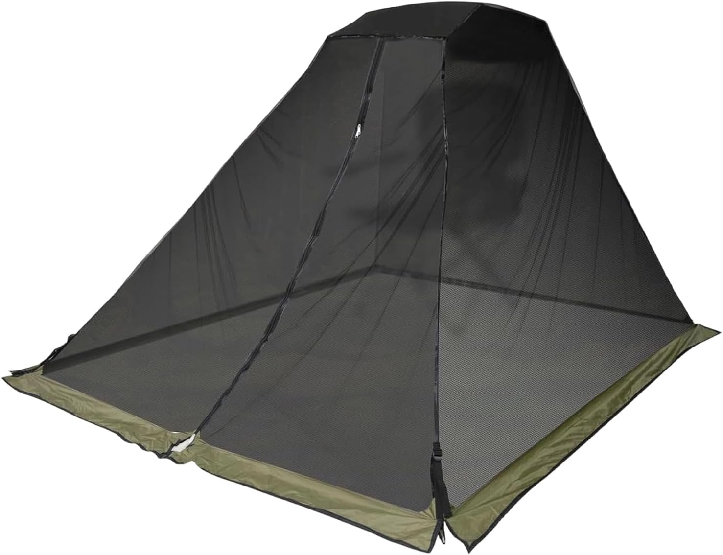 Portable Mosquito Net Cover for Outdoor Chairs with Canopy, Bug Barrier Mosquitos Mesh Tent Black Chair Mosquito Netting with Zipper Opening for Fishing Camping Chairs Outdoors