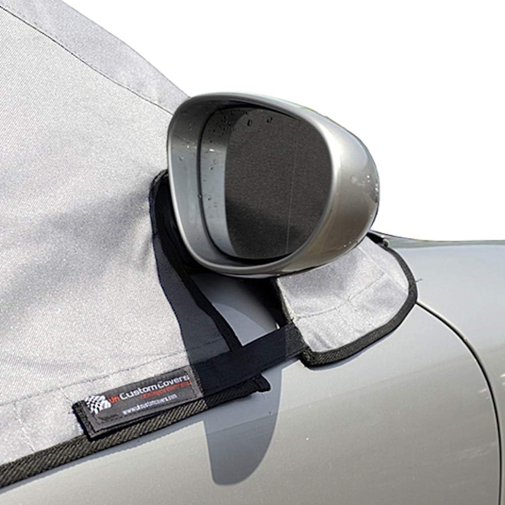 Compatible Soft Top Roof Protector Half Cover for Porsche Boxster 986, Years 1997 to 2004 (Grey)