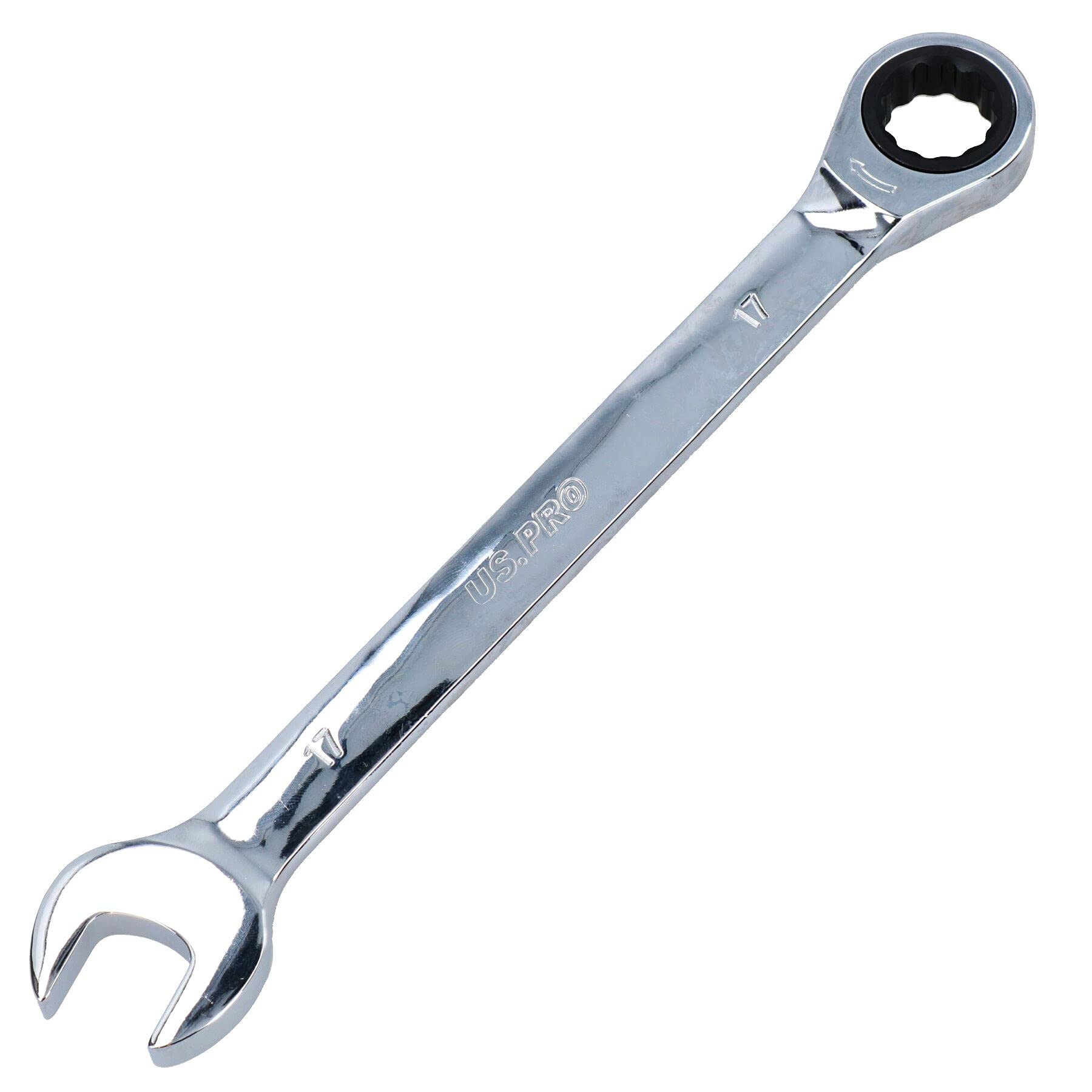 Jiozermi 17mm Ratsche Kombinationsschlüssel - 72 Zähne, Chrom-Vanadium-Stahl, Für Enge Räume