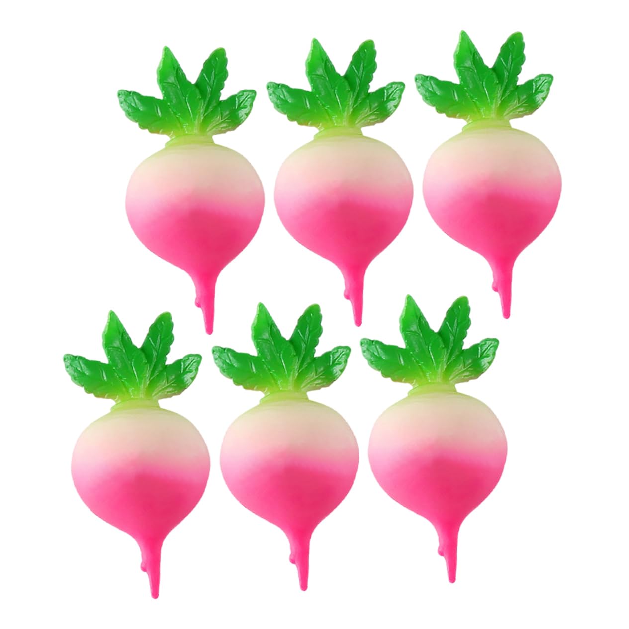VICASKY 30pezzi Modelli Di Ravanello Finto Resina Decorazioni Vegetali Artificiali Realistiche Per Eventi e Foto