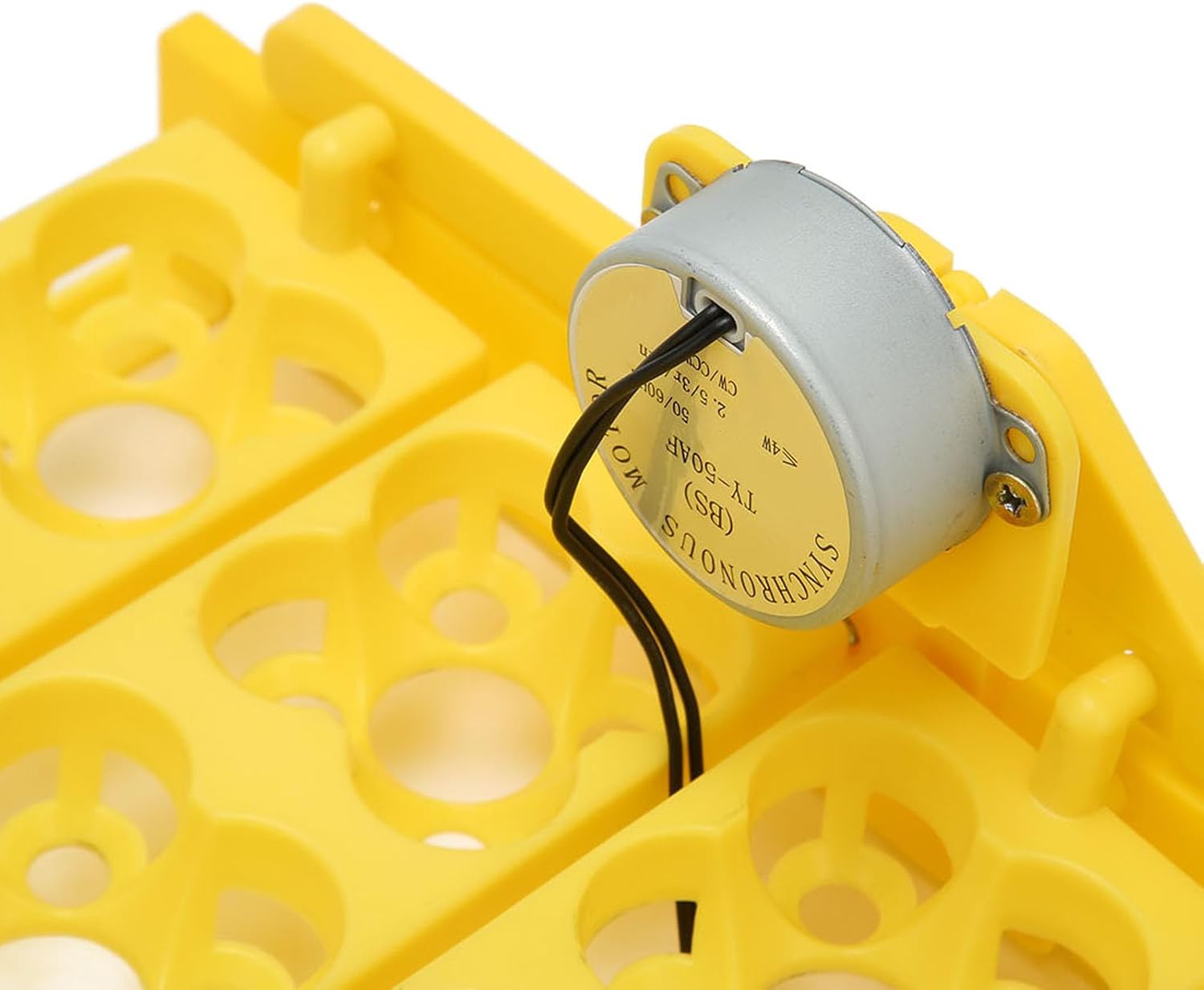 Egg Incubator Tray, Multifunction Automatic Egg Turner Incubator Tray Eggs Automatic Egg Turner Turning Tray for 16 Duck Eggs 16 Eggs 72 Quail Eggs Incubation (DC12V)