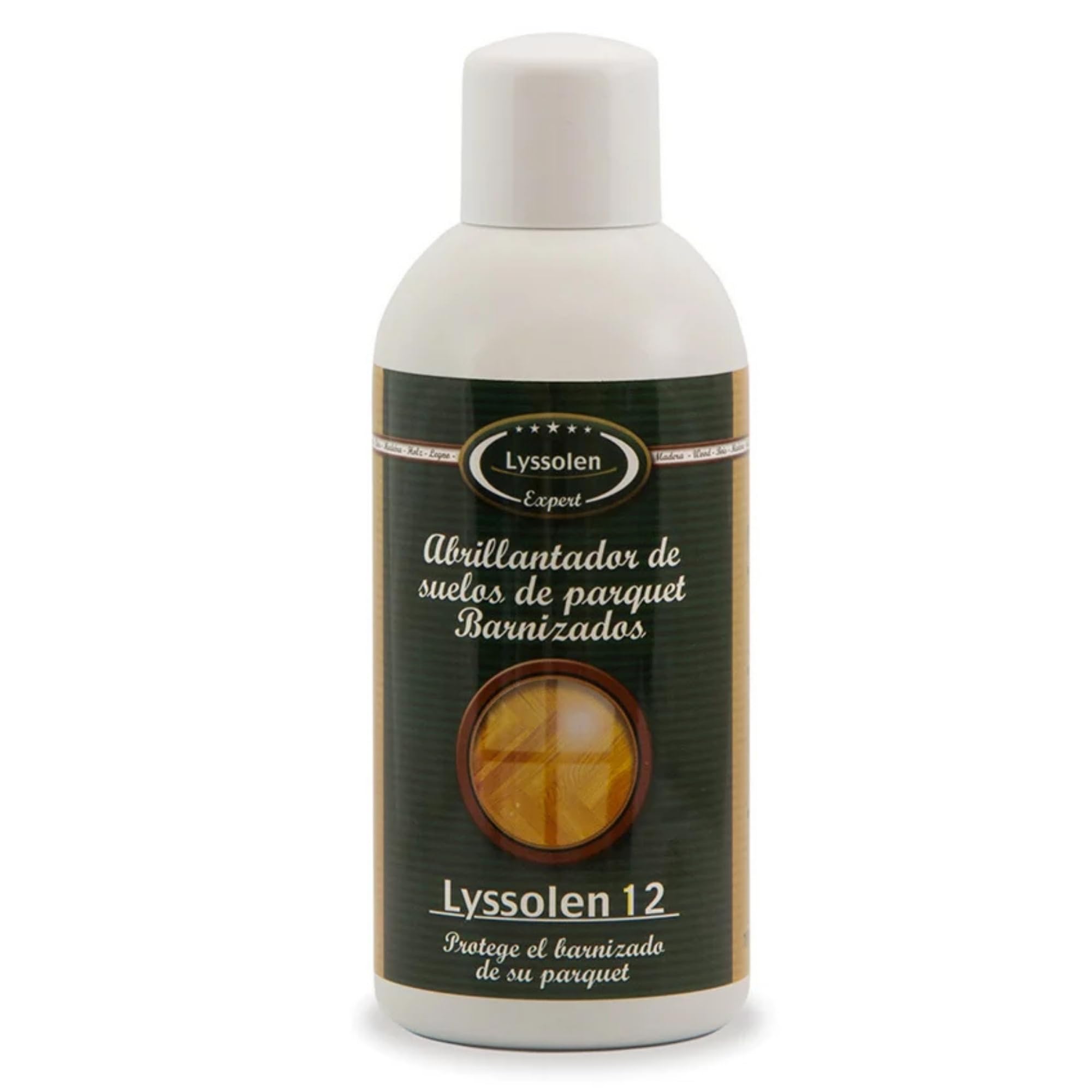 LYSSOLEN - Abrillantador Protector para Suelos de Madera 1L - Limpiador Friegasuelos Profesional para Parquet y Tarima - Realza el Brillo y Protege el Barniz - Cuidado Diario Especializado