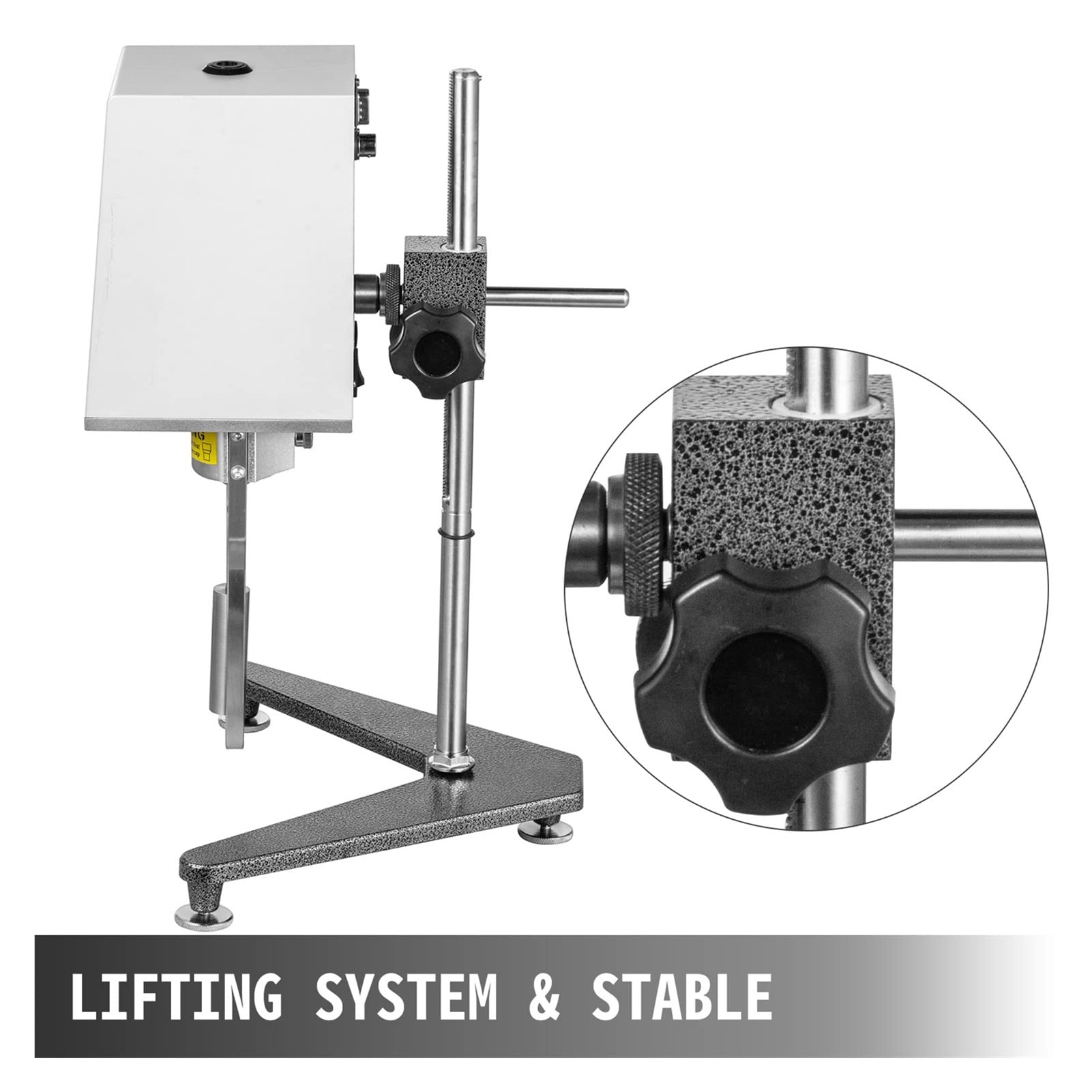 Viskositätsmessgerät, Digital Rotary Viscompometer 10-100000 MPA.S Viskositätsmesser Tester Fluidimeter Genauigkeit LCD Das Testen von Klebstoffen,Rotationsviskosimeter(NDJ-9S)