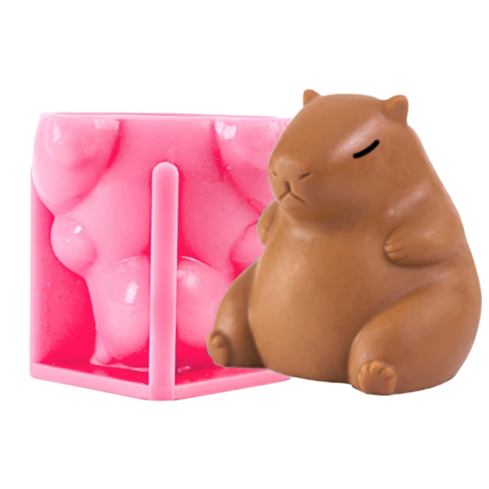 Mold Food Grade Silicone Cute Pudding Mold for DIY Candle Soap Cake Baking &1