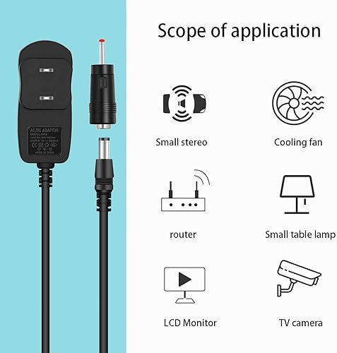 Miniatura 5 de AC DC 5V 1A Adaptador de fuente de alimentación 5W 5V 1000mA 800mA 500mA Adaptador de CA/CC 50/60hz Salida DC 5Volt 1A Adaptador de corriente con 5V