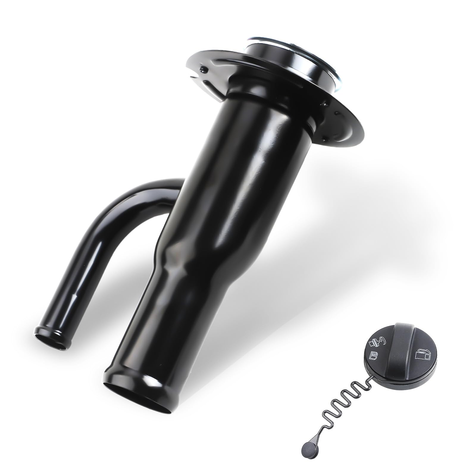 Fuel Tank Filler Neck Pipe For Ford F-350, F-450, F-550 Super Duty (2005-2007 Turbo Diesel) | Aluminum Construction