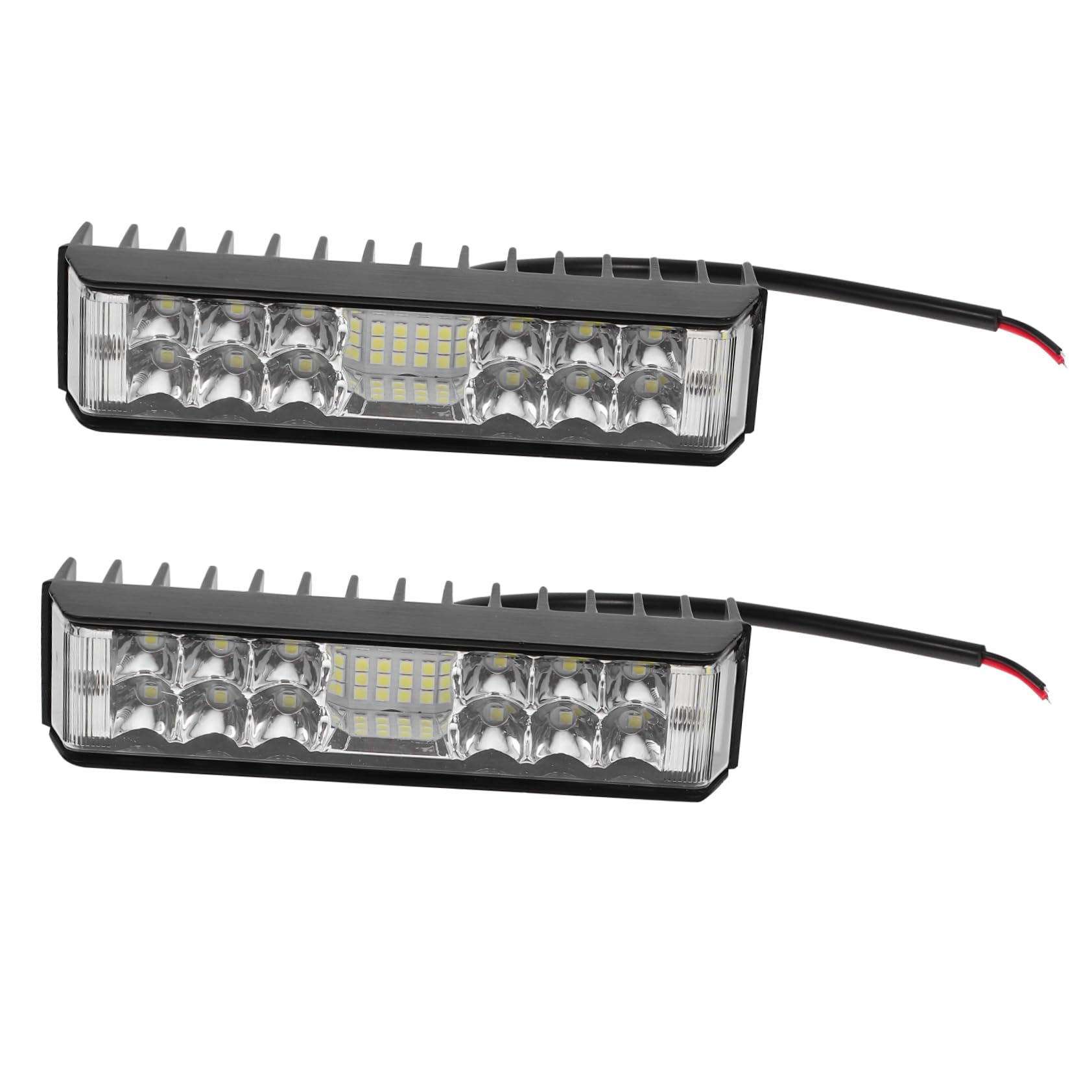 1Paio Luci LED per Professionali Lampade Anteriori per Illuminazione per Guida Notturna e Off Road Facile Installazione