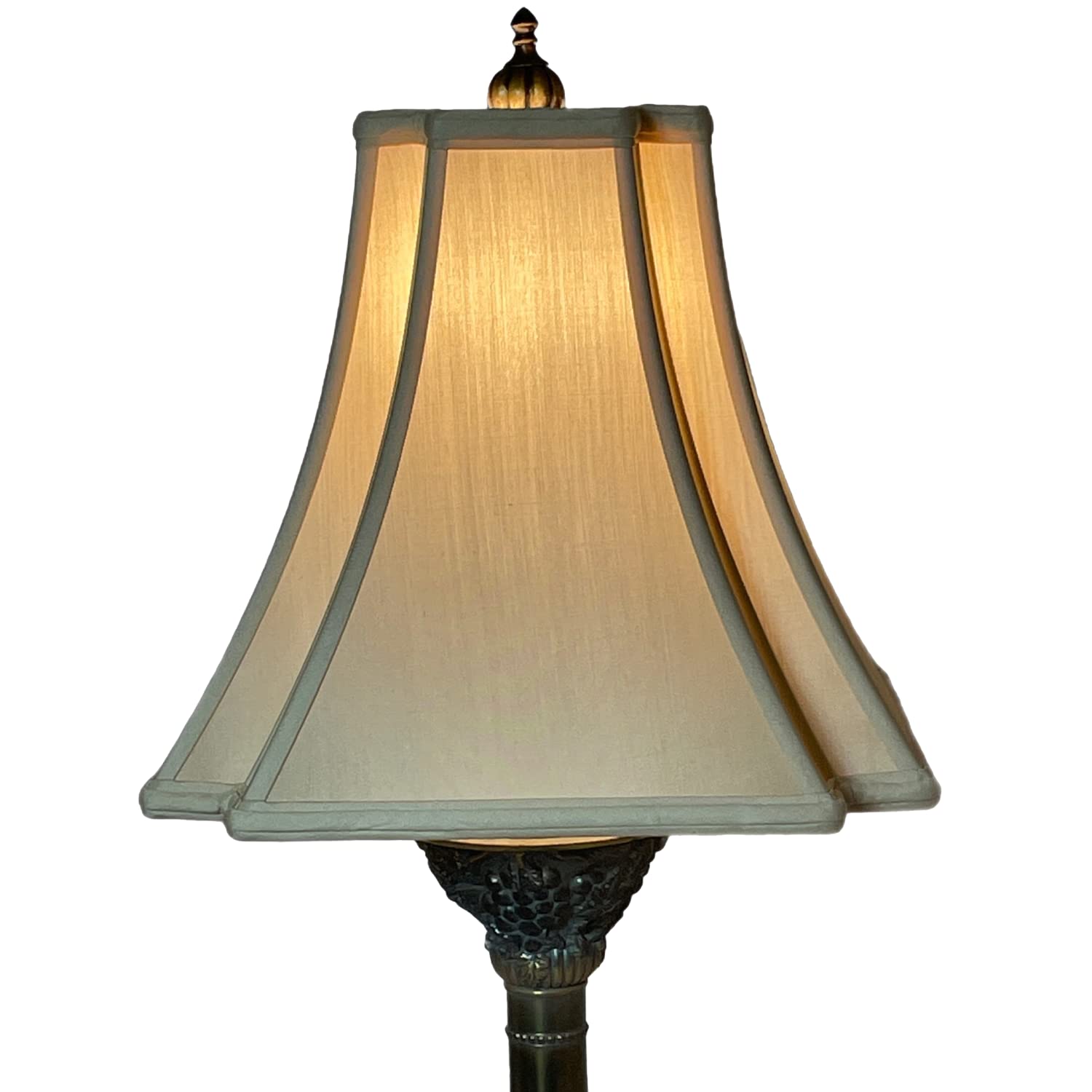 Inverted Square Bell Softback Lamp Shade - Sand Color - Top