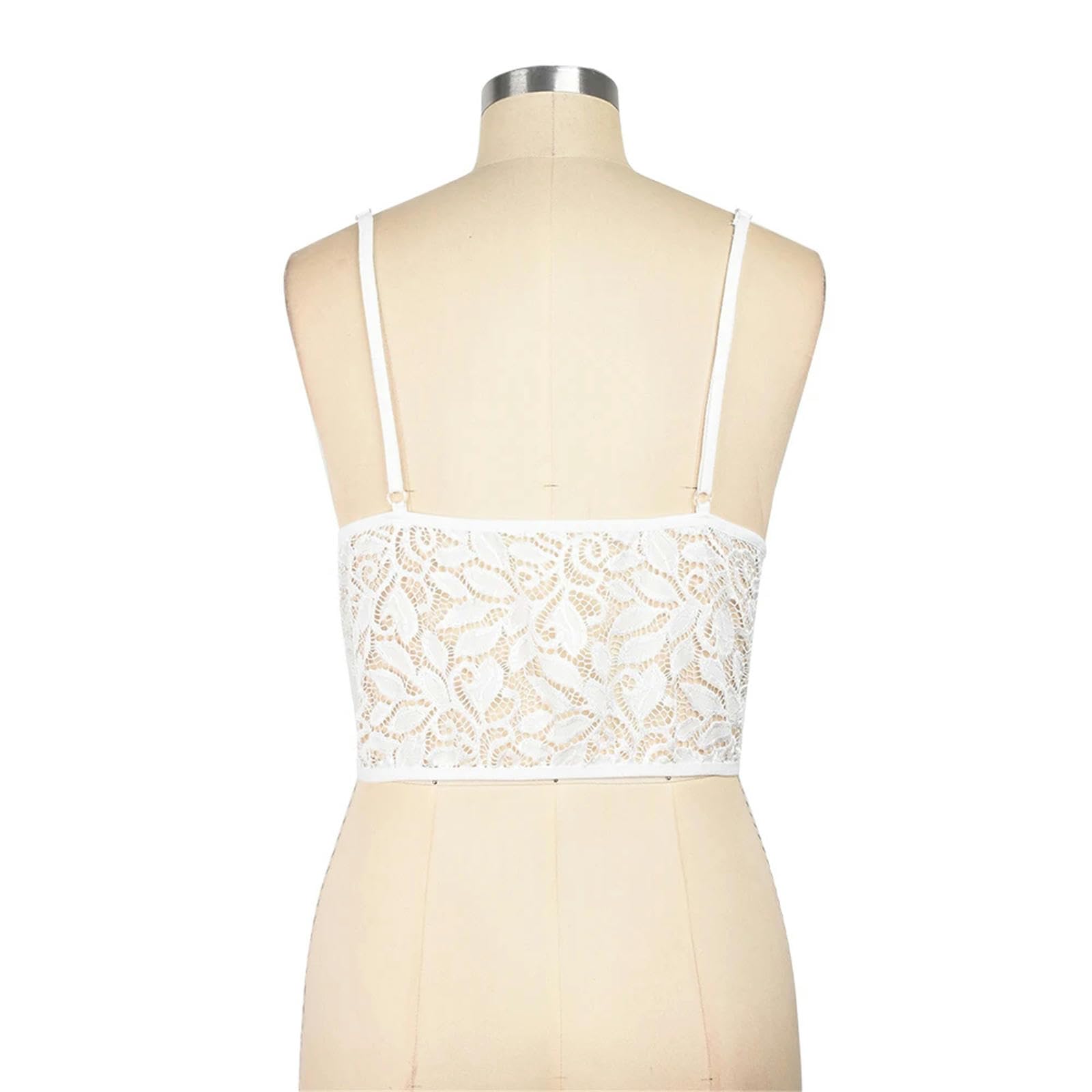 Canottiera Donna Cotone Canottiere in Pizzo Camisole Donne da Donna Basiclette di Bralette Biancheria Intimo di Reggissione