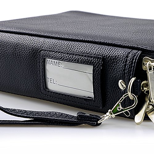 Youshares 120 Slots Colored Pencil Case – Deluxe Pu Leather Pencil Holder With Compartments For Watercolor Pencils (Black) #TOP4