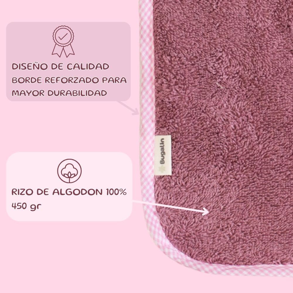 Baberos bebe impermeables |Packs - Baberos goma elastica guarderia | 6 meses hasta 4 años| Fáciles de Poner y Quitar De Rizo y Tela Impermeable, Ideal para la Guarderia