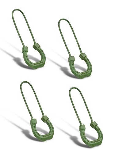 TACTICAL_GEEK G14 Zipper Pulls, 4 Pieces Puller Head, Strong Nylon