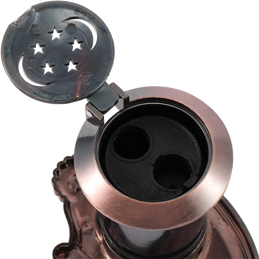 Safety Door Viewer Doorbell Multi-Function Security Door 2 in 1 Wide Angle Security Door Viewer 180 Degree Peep Sight Hole for Home Office Hotel 2PCS