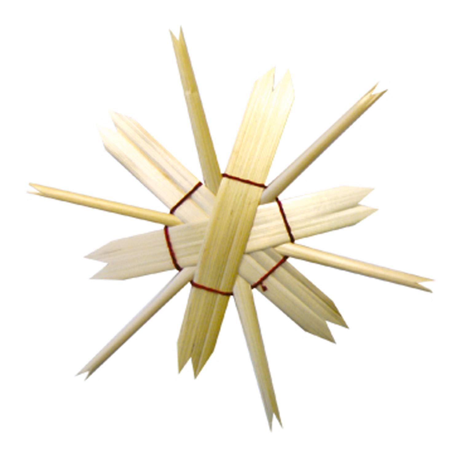 folia 961 – słomki do majsterkowania ze słomki, naturalne, długość ok. 22 cm, 50 sztuk, do tworzenia słomkowych gwiazd i figurek