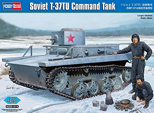 Maquette T-37TU Hobbyboss 1:35 avec détails de transmission et radio historique