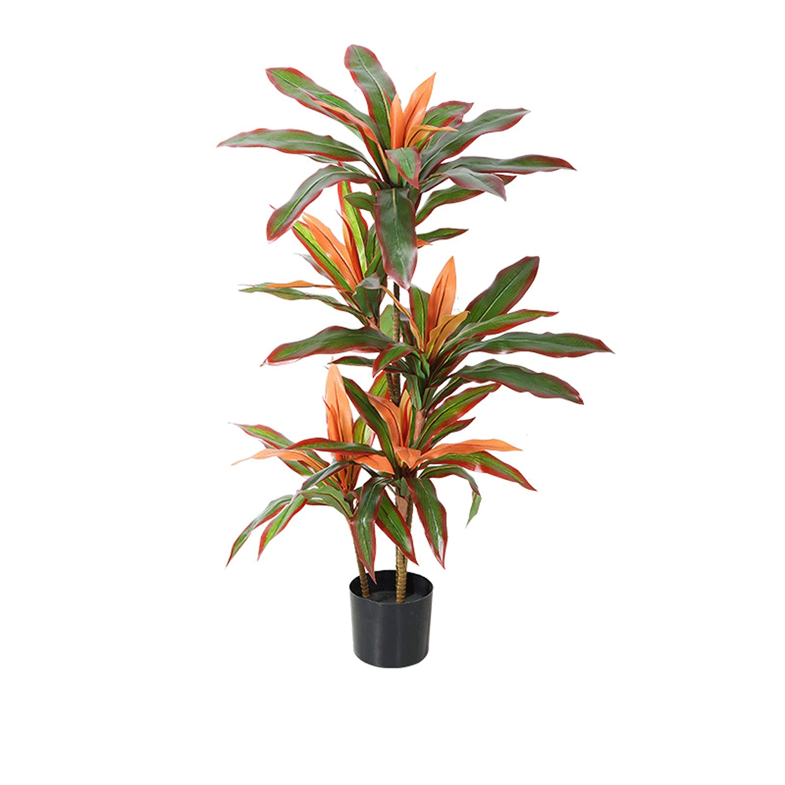 AYCDL Artificial Bonsai Tree Artificial Red Iron Tree, 47.24 Inches High Indoor Outdoor Fake Plants in Pot for Home Office Housewarming Gift