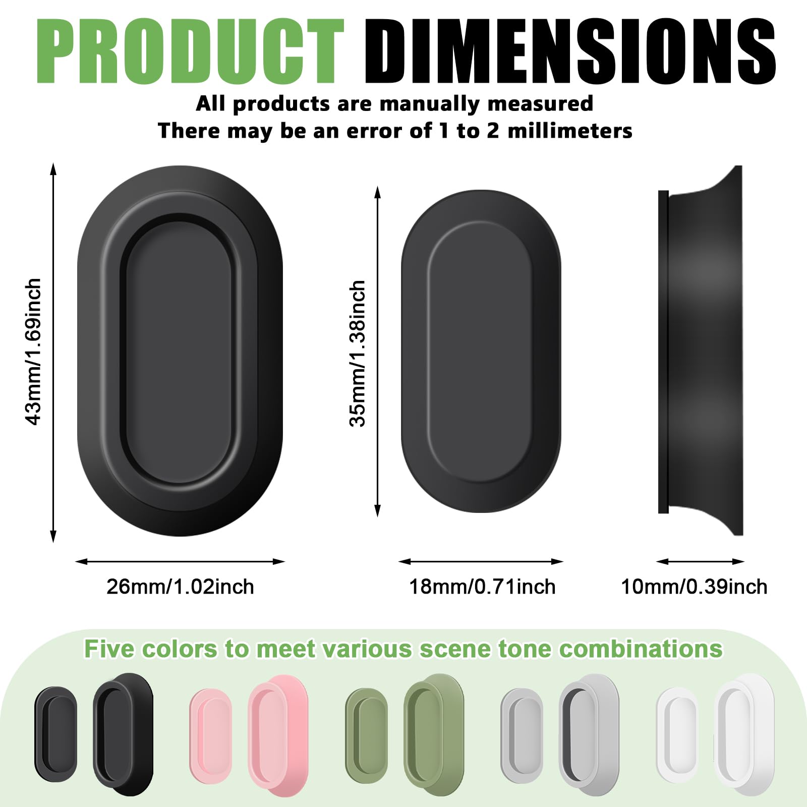 10 Supports Magnétiques Pour Télécommande - Aimants Puissants N52 - En Silicone Doux - Couleurs Assorties - Faciles à Coller - Pour TV, Clim, Ventilateur