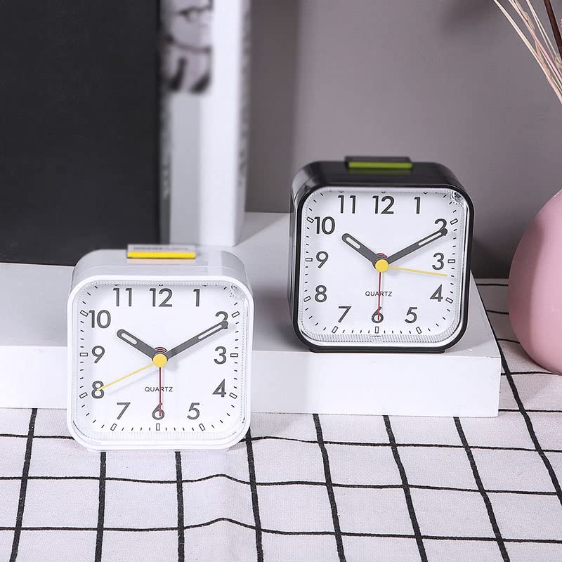 Reloj despertador sin tictac para dormir bien con aguja digital luminosa 5